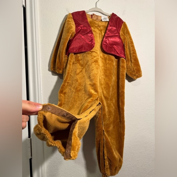 Disney Abu Costume Unisex 18-24 Months Toddler Aladdin Halloween Monkey Bodysuit - Picture 6 of 7